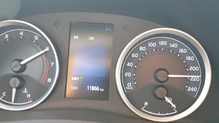 Speed test 0-200+ '17 Toyota Corolla 1.6 VVTI