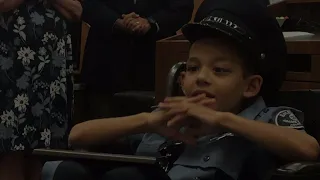 Kid with cancer becomes honorary deputy
