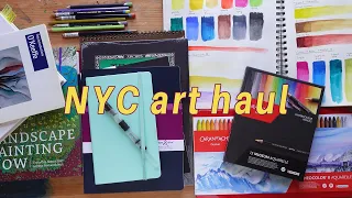 art haul ✽ all the art supplies I got in New York!