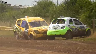 Autograss Crashes/Highlights, Oxton, 2018