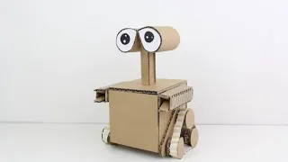 Как сделать робота Валли из картона