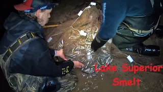 Smelt Fishing Lake Superior 2021