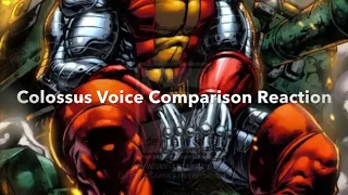 Colossus Voice Comparison Reaction