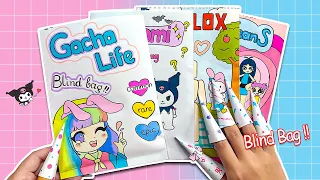 [🐾paper diy🐾] Blind Bag Outfit Unboxing Compilation 블라인드백 #sanrio #gachalife #roblox #newjeans #asmr