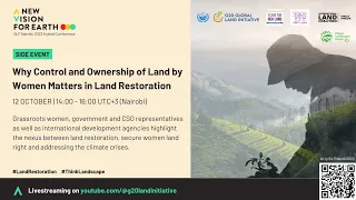 Why Control and Ownership of Land for Women Matters for Land Restoration