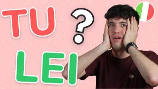 TU o LEI in Italiano? How to use Lei in Italian to be formal (ita audio)