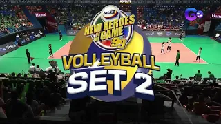 NCAA Women's Volleyball Finals Benilde vs. Letran (Second Set) | NCAA Season 99