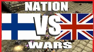 Finland Vs UK Nation Wars - Beyond All Reason