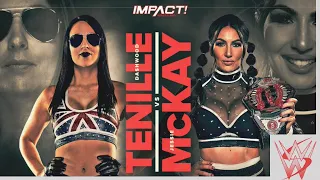 Impact Wrestling Tenille Dashwood vs. Jessie McKay!!