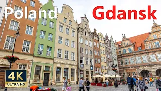 Gdansk Poland 🇵🇱 4K Walking Tour of the Old Town