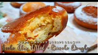 Leche Flan Filled Doughnut + Brioche Donut Hand Knead Recipe | Kora's Doughnut • Jesse Choi ASMR