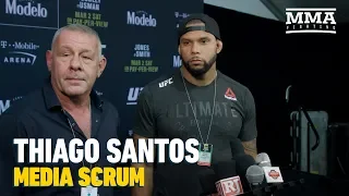 Thiago Santos Says Next Step Will Be to 'Shock the World' Against Jon Jones, Win UFC Title