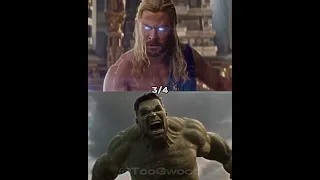 Superman and Flash vs. Thor and Hulk