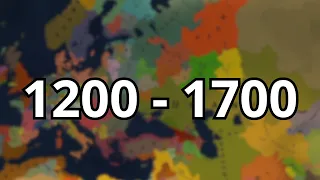 AGE OF HISTORY II TIMELAPSE (1200 - 1700)