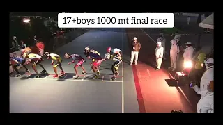 17+ Boys Quads 1000 mt Rink Final race RSFI National 2021 Chandigarh