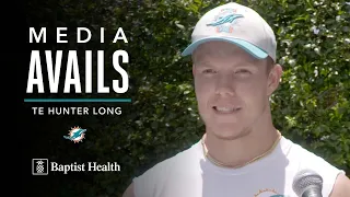 HUNTER LONG MEETS WITH THE MEDIA | 2022 OTAS | MIAMI DOLPHINS