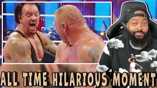 ROSS REACTS TO 9 RARE TIMES UNDERTAKER SHOCKINGLY WENT OFF SCRIPT IN WWE