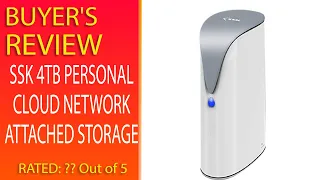 Review Ssk 4Tb Personal Cloud Network Attached Storage