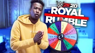 Spin the Wheel of Royal Rumble Entrants (WWE 2K20)