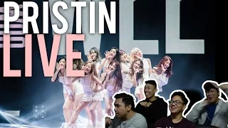 BLACK WIDOW & WEE WOO (PRISTIN LIVE STAGE Reactions)