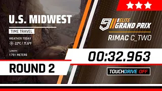 Asphalt 9 [Manual] | Elite Grand Prix RIMAC C_TWO | ROUND 2 | 32.963 | 3⭐ | Time Travel