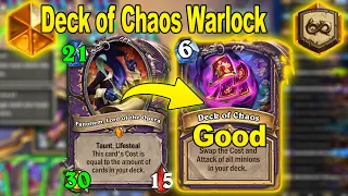 My Deck of Chaos Warlock Is Back in 2024 With Crazy Games At Showdown in the Badlands | Hearthstone