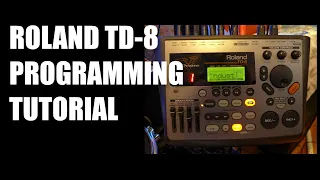 Roland TD-8 Programming an Industrial Drum Sound - V-Drums Module Programming, Custom Kits, Tutorial