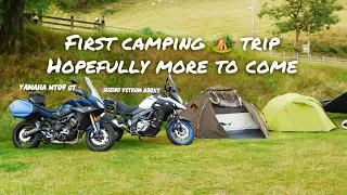 Suzuki Vstrom 650xt First Camping Trip dl650xt & Yamaha MT09