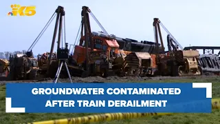 Crews find thousands of gallons of contaminated groundwater after BNSF train derailment