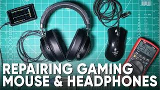 Repairing Razer Gaming Mouse & Headphones | Razer Kraken V2 | Razer Deathadder Elite Mouse