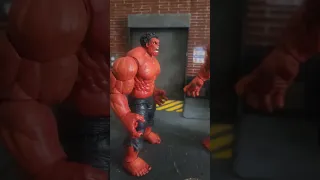 Marvel Select and Marvel Legends Red Hulk Comparisons #youtubeshorts #shorts