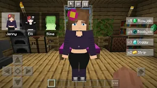 Hanging Jenny In Minecraft | Jenny Addon