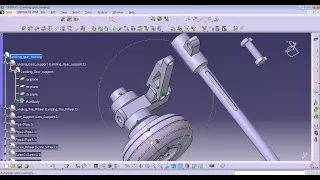 Catia V5 Training part 10 Landing Gear Assembly