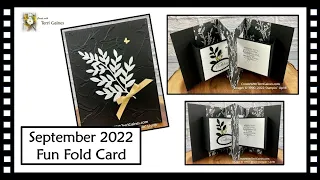 September 2022 Fun Fold Project - Interlock Accordion Card