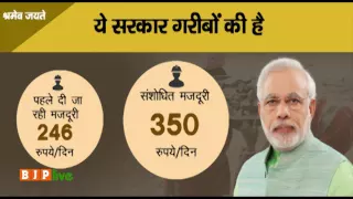 मजदूरों की खुशहाली के लिए मोदी सरकार का ऐतिहासिक कदम - न्यूनतम मजदूरी दर में 42% की वृद्धि |