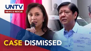 Election protest ni ex-Sen. Marcos vs. VP Robredo, dinismis na ng SC