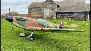 ZIROLI 1/4.4 SCALE RC MK1A SUPERMARINE SPITFIRE - EME 60cc PETROL - TAXI RUN - DEANO - 2024