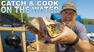 Catch'n Cook Fish Tacos - Day 2 of 7 Day WaterWorld Survival Challenge