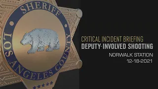 Critical Incident Briefing - Norwalk Station, 12/18/21