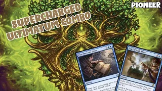 SUPERCHARGED ULTIMATUM COMBO | Karlov Lotus Field | MKM Pioneer Prelim | MTGO