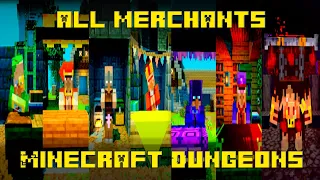 All Merchants in Minecraft Dungeons / How to find all Merchants? Minecraft Dungeons