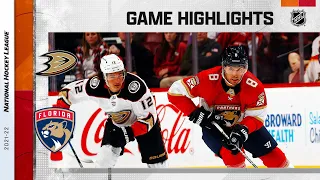 Ducks @ Panthers 4/12 | NHL Highlights 2022