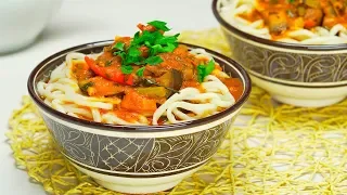 Знаменитый узбекский ЛАГМАН - необычайно вкусно! Рецепт от Всегда Вкусно!