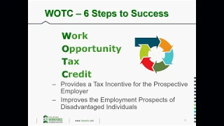 TPW Virtual Coffee Talk - Work Opportunity Tax Credits