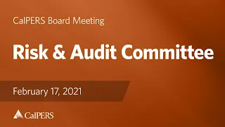 Risk & Audit Committee | February 17, 2021