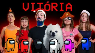 AMONG US NA VIDA REAL 8 *Tem um impostor entre nós!* - PAI TAMBÉM VLOGA