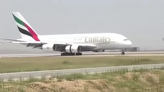 Airbus A380 lands first time at Islamabad International Airport