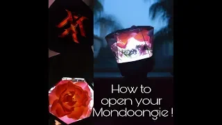 How to open your Monsta X official Lightstick (Mondoongie) !