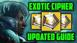 Destiny 2 | How To Get EXOTIC CIPHERS In 2023 And How To Use Them!