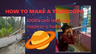 How to Make a  Astronomical Telescope at Home | DIY Project | space science